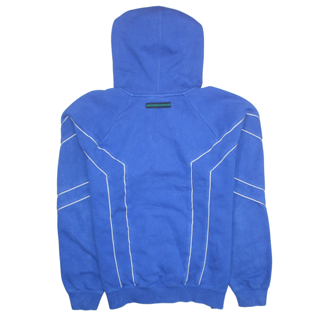 Adidas Men's Blue Pullover Hoodie Medium Fleece Sportswear