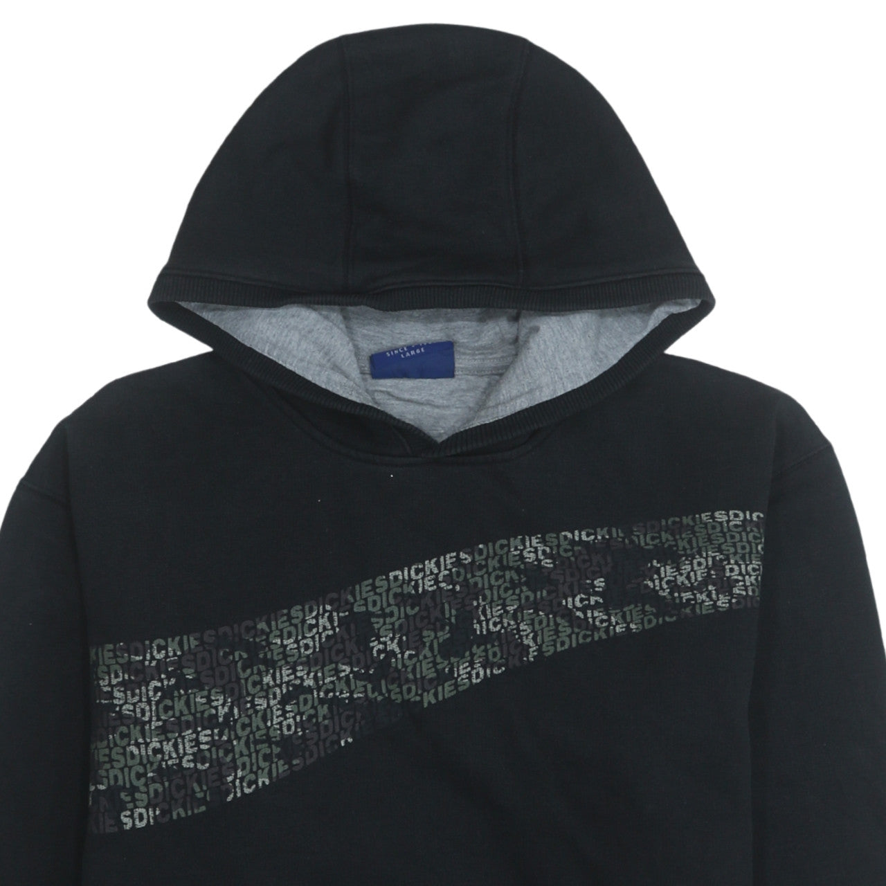 Dickies Men's Black Pullover Hoodie Large Fleece Graphic Print