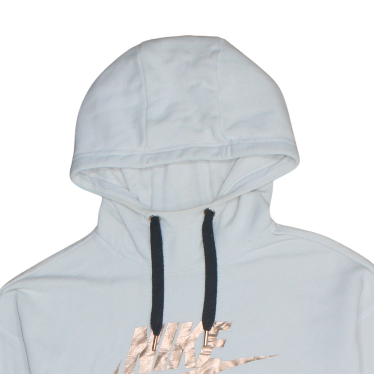 Nike Women Light Blue Long Sleeve Hooded Pullover Hoodie Dress Size S