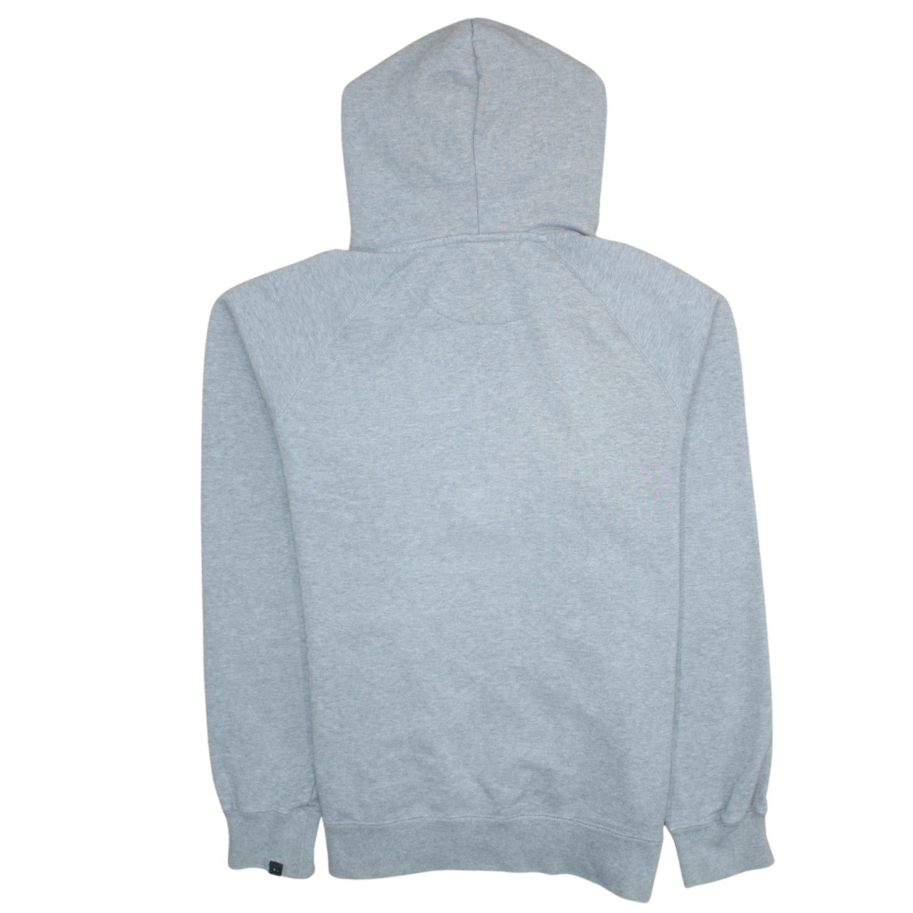 Nike Women Grey 1/2 Zip Hooded Pullover Sweatshirt L Cotton
