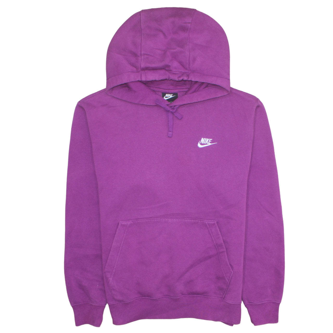 Nike Women's Purple Pullover Hoodie Small Cotton Blend