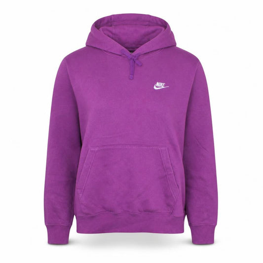 Nike Women's Purple Pullover Hoodie Small Cotton Blend