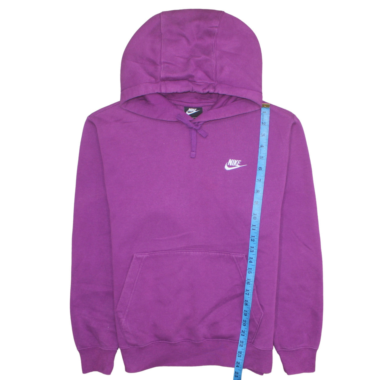 Nike Women's Purple Pullover Hoodie Small Cotton Blend