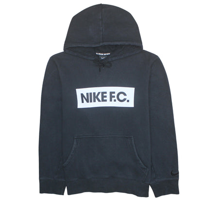 Nike Men's Black Large Pullover Hoodie Fleece Logo Sweatshirt