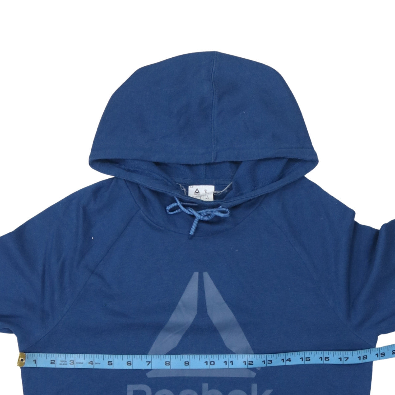Reebok Women's Blue Pullover Hoodie Small Speedwick Cotton Blend