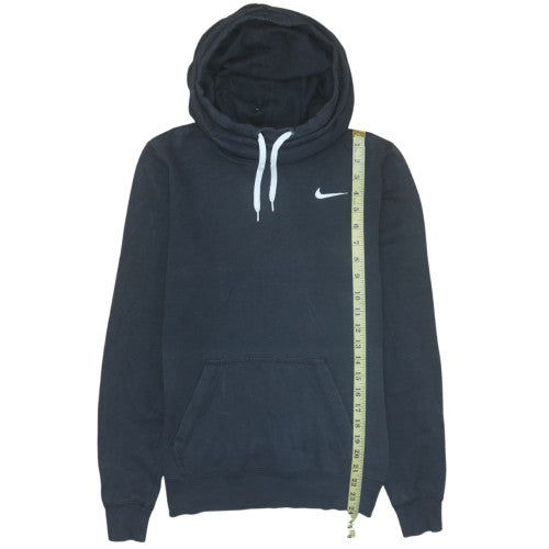 Nike Womens Black Pullover Hoodie Size S Cotton Blend Sports Casual