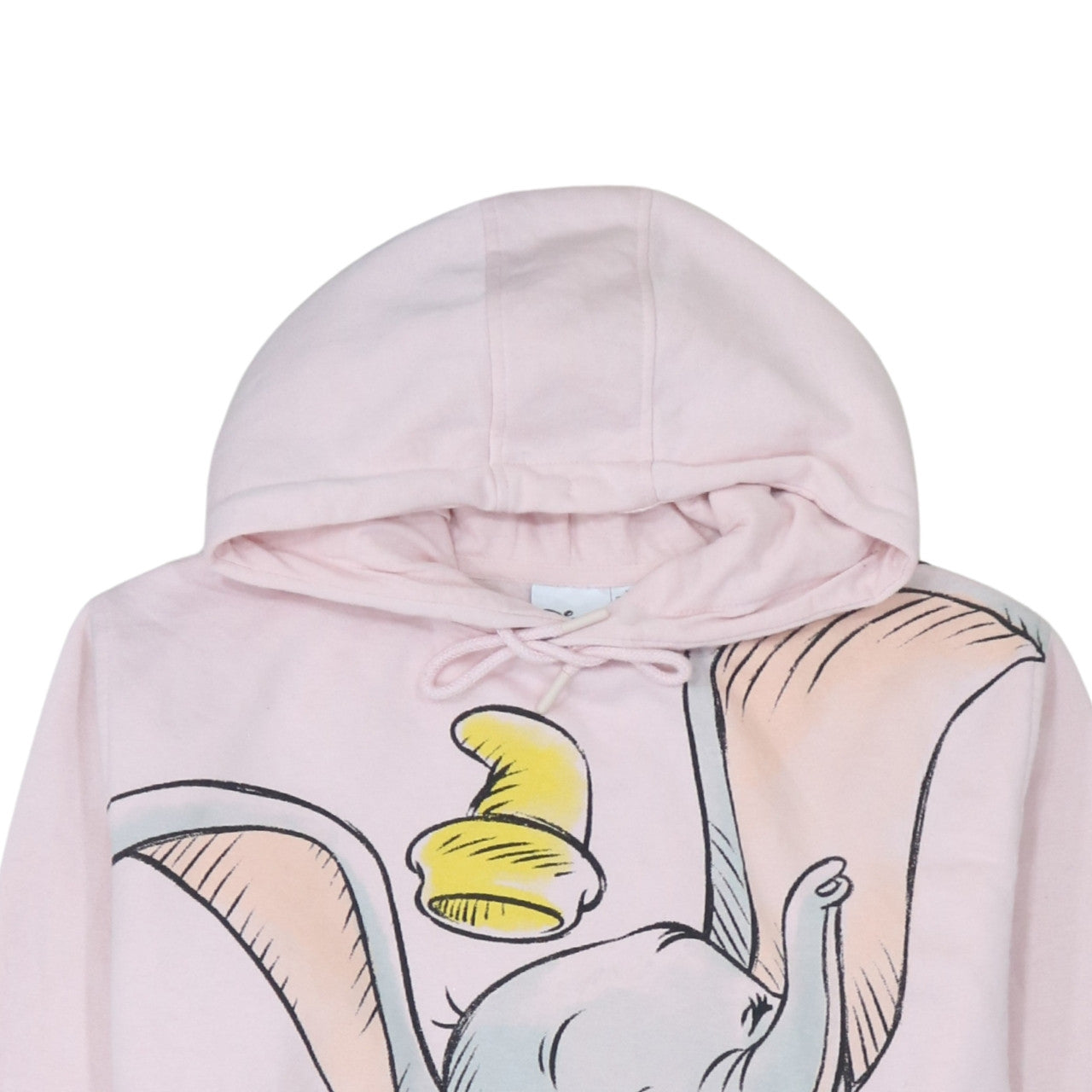 Disney Women Pink Dumbo Hoodie XS Pullover Cotton Blend Primark