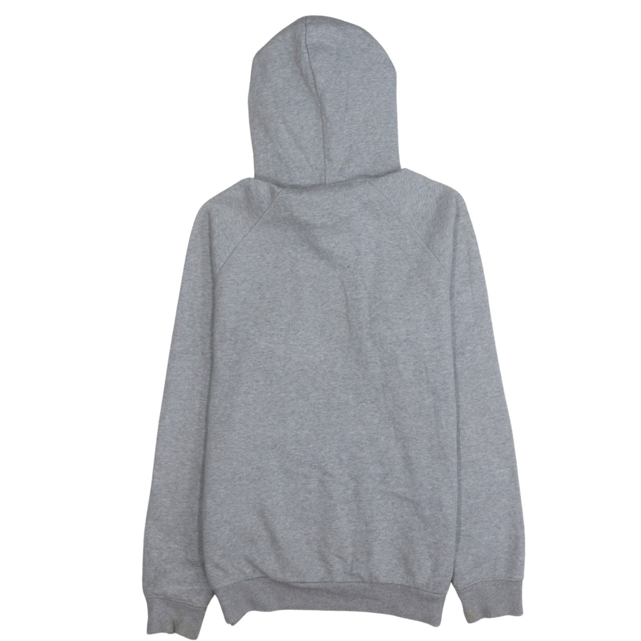 Adidas Men Grey Hoodie Small Pullover Logo Cotton Blend Sweatshirt