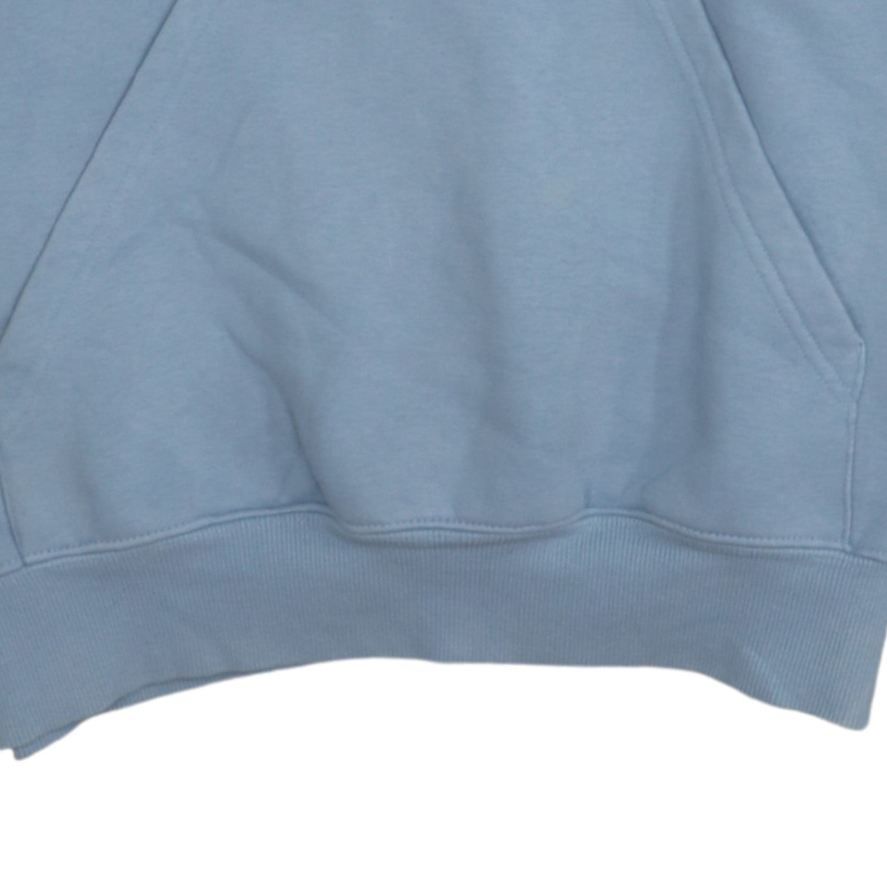 Carhartt Men's Blue Pullover Hoodie S Embroidered Logo Fleece