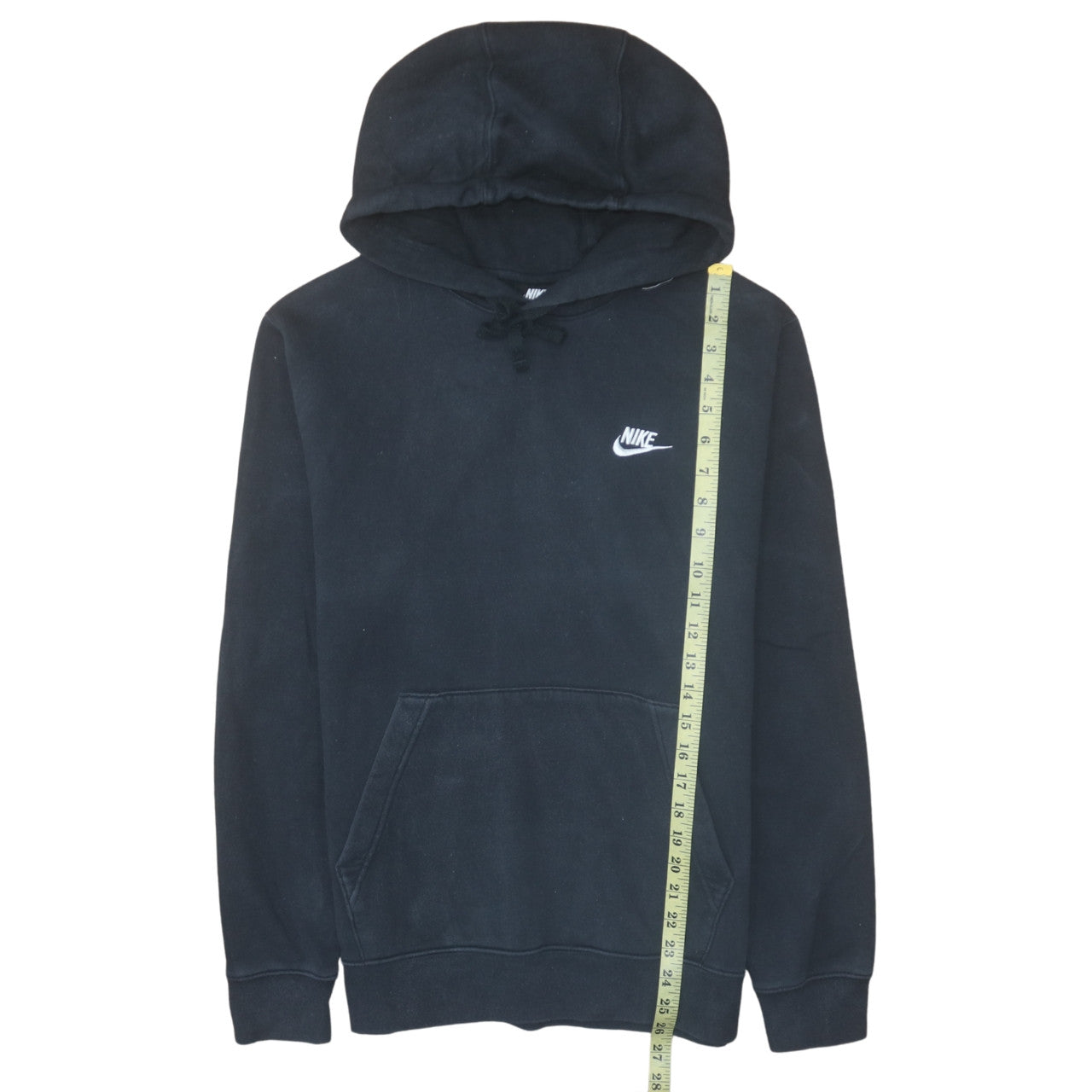 Nike Men's Black Pullover Hoodie Small Logo Sportswear Fleece