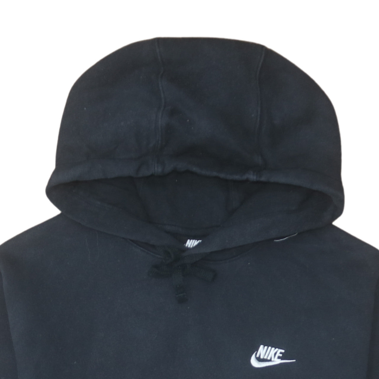 Nike Men's Black Pullover Hoodie Small Logo Sportswear Fleece