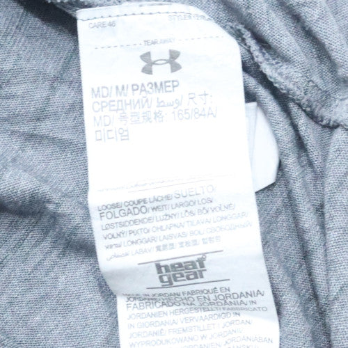 Under Armour Men's Blue 1/4 Zip Pullover Sweatshirt Medium Loose Fit