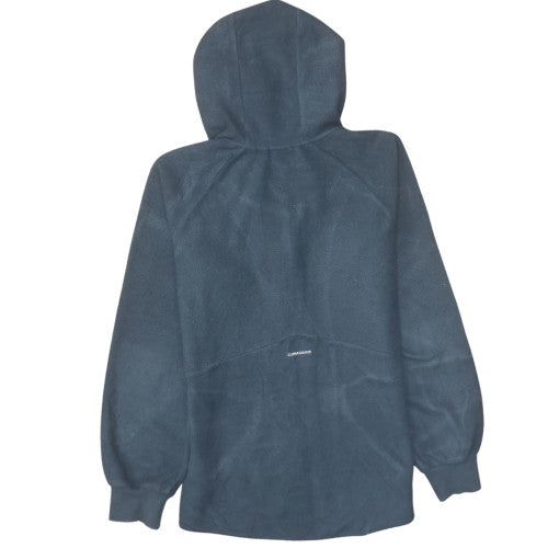Adidas Girls Grey Fleece Hooded Full Zip Jacket 7-8 Years ClimaWarm
