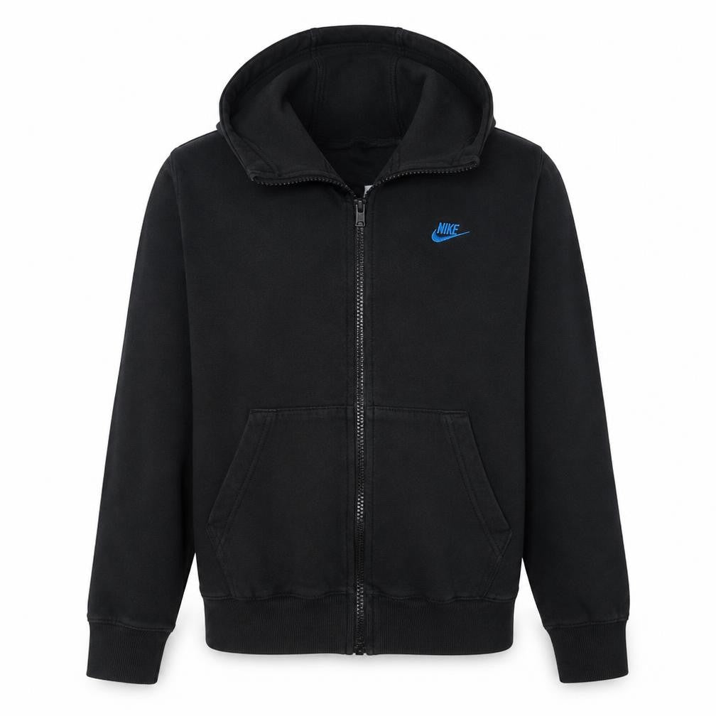 Nike Men's Black Full Zip Hoodie M Regular Fit Sportswear