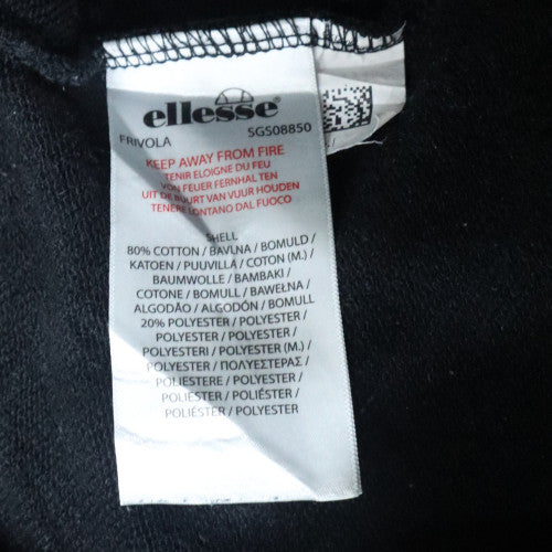 Ellesse Womens Black UK 8 Jogger Sweatpants Cotton Blend Casual