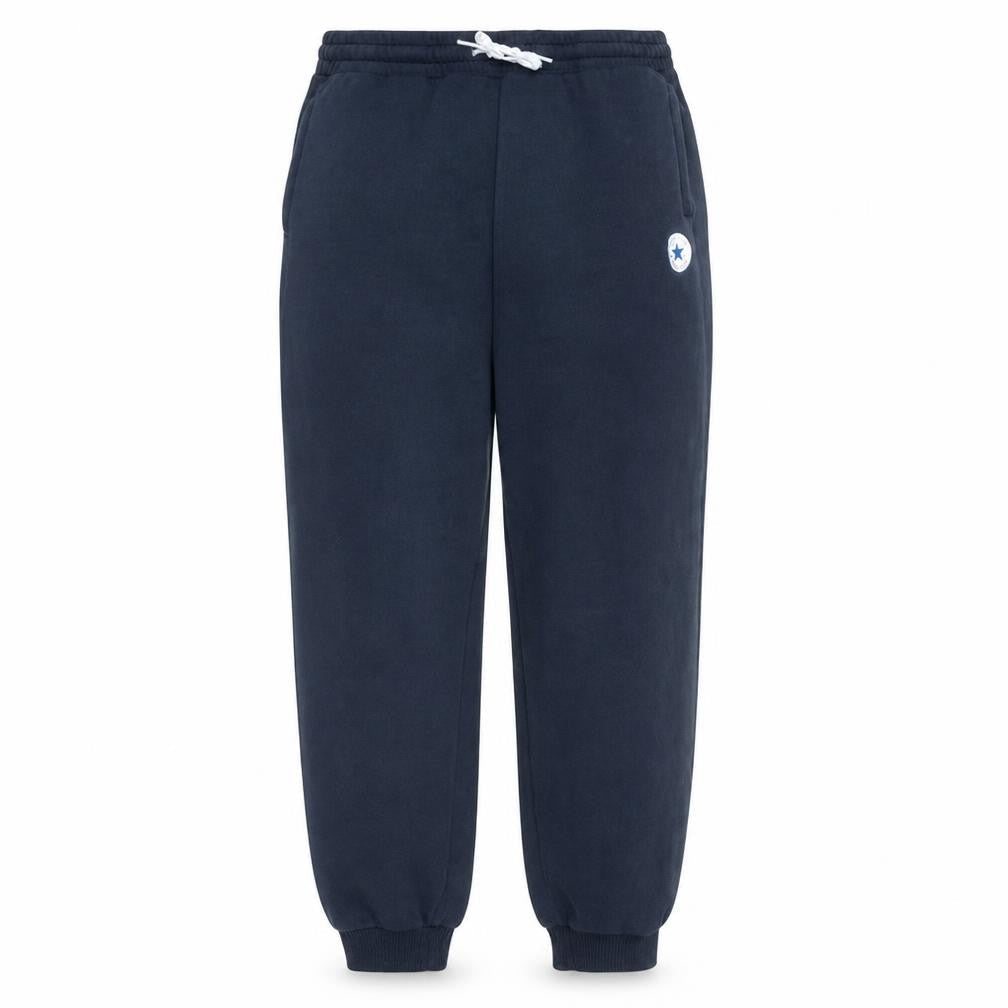 Converse Men's Blue L Sweatpants Fleece Logo Drawstring Comfort