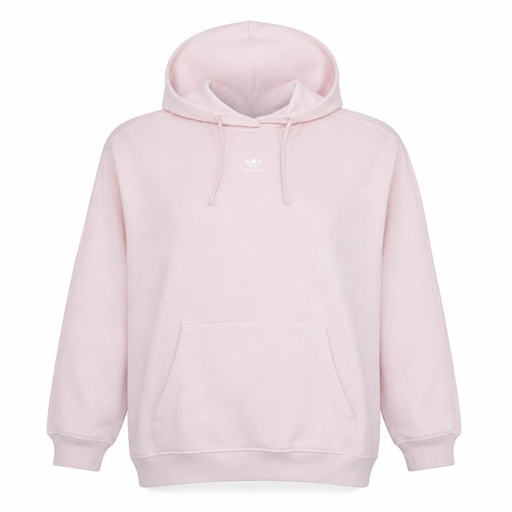 Adidas Women Pink Pullover Hoodie XL Hooded Sweatshirt Casual