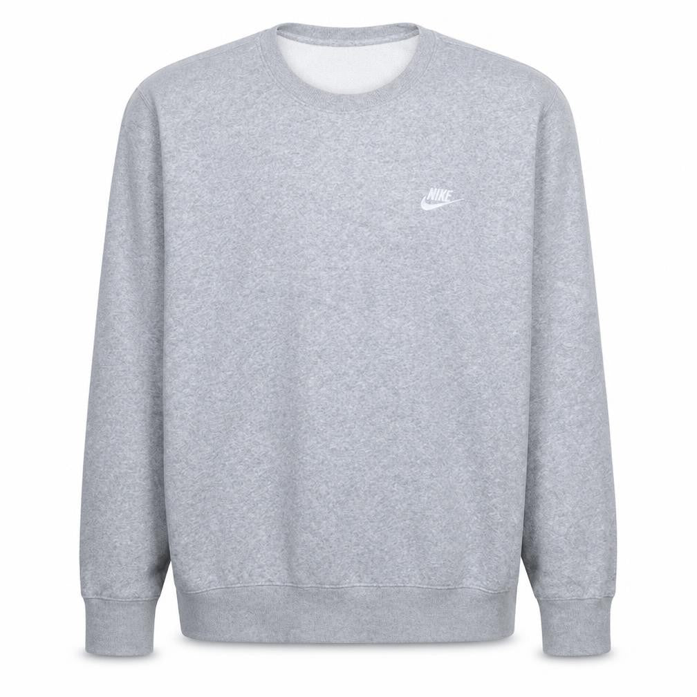 Nike Men's Grey Crew Neck Pullover Sweatshirt Size L