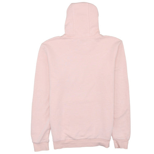 Adidas Girls Pink Pullover Hoodie 14-15 Years Classic Logo Cotton Blend