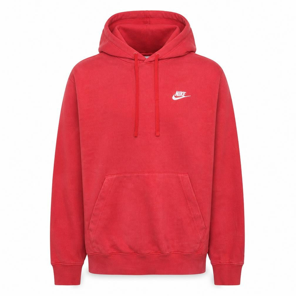 Nike Men's Red Pullover Hoodie Small Classic Logo