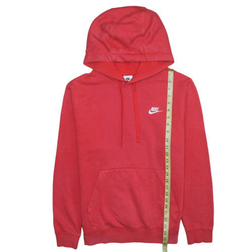 Nike Men's Red Pullover Hoodie Small Classic Logo