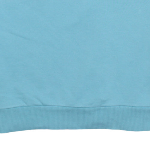 Puma Women Blue Crew Neck Pullover Sweatshirt Size M