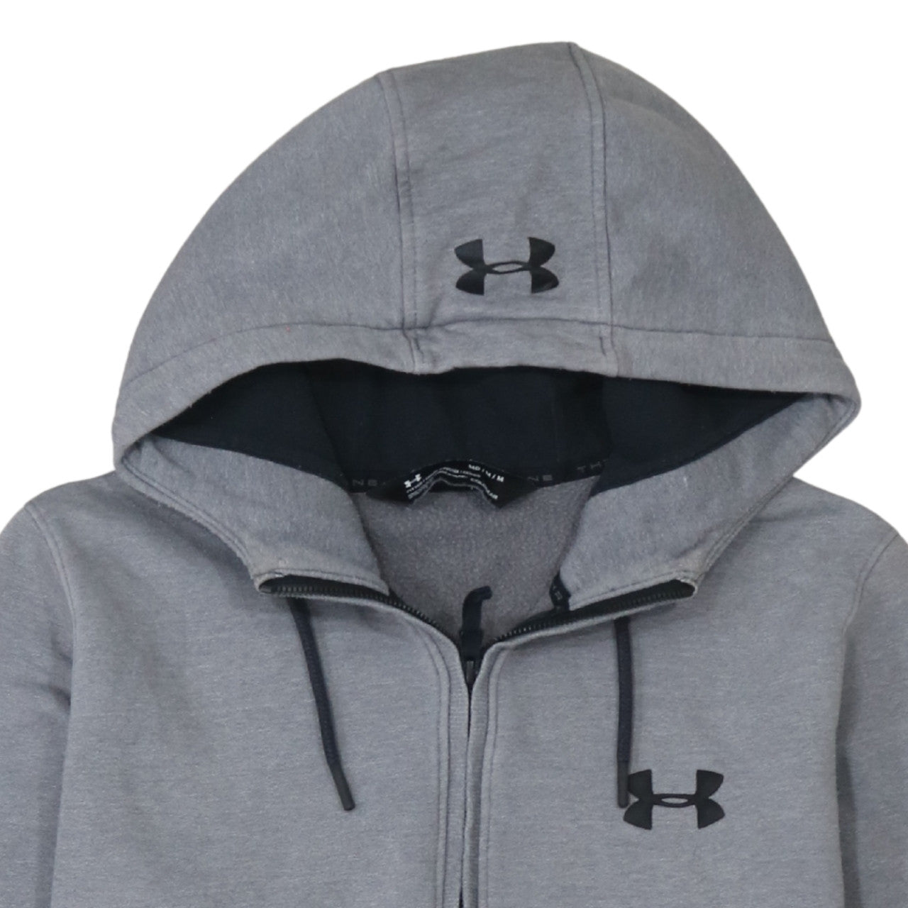 Under Armour Men's Grey 1/2 Zip ColdGear Hoodie Size M