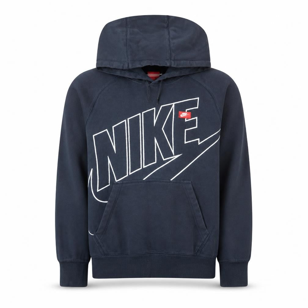 Nike Men's Blue Pullover Hoodie Small Fleece Graphic Sweatshirt