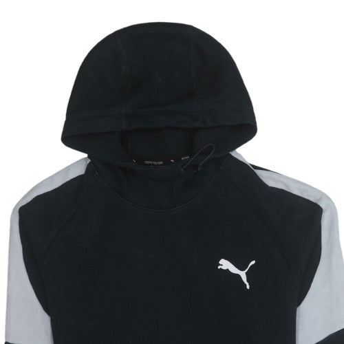 Puma Mens Black L Pullover Hoodie Fleece Sportswear