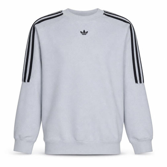 Adidas Men’s Grey Crew Neck Pullover Sweatshirt Size S