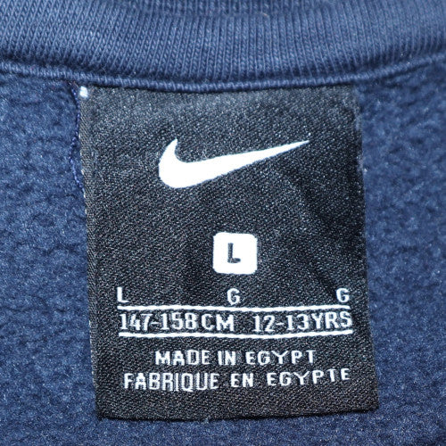 Nike Girls Blue 12-13 Years Pullover Fleece Sweatshirt