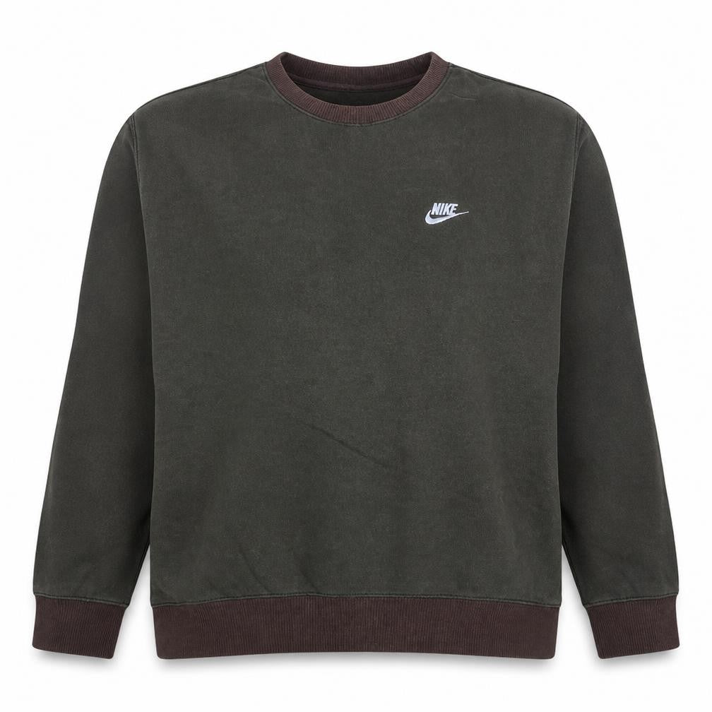 Nike Men's Green XL Pullover Crew Neck Fleece Sweatshirt