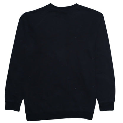 Brand and care label for Puma Men's Black Graphic Logo Pullover Sweatshirt Small
