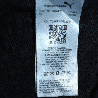 Additional view of Puma Men's Black Graphic Logo Pullover Sweatshirt Small
