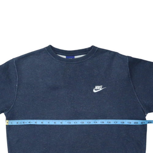 Nike Men Blue Crew Neck Pullover Sweatshirt Size M