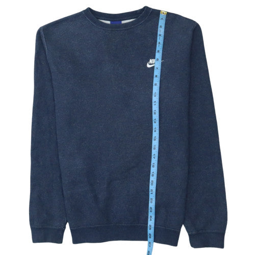 Nike Men Blue Crew Neck Pullover Sweatshirt Size M