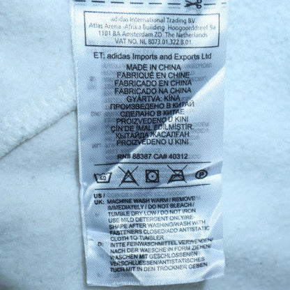 Additional view of Adidas Men's White V-Neck ClimaWarm Pullover Sweatshirt, size M