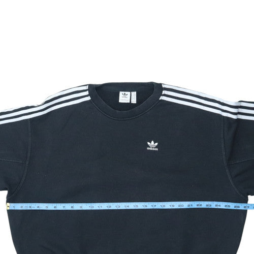 Adidas Womens Black XS Crew Neck Pullover Sweatshirt
