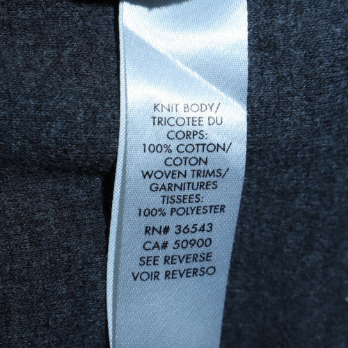 Calvin Klein Mens Grey Collared 1/2 Zip Knit Sweatshirt Size M