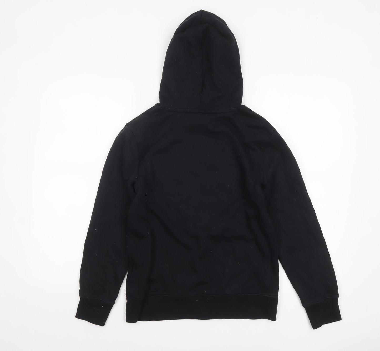 Jordan Boys Black 12-13 Years Pullover Hoodie with Logo Front