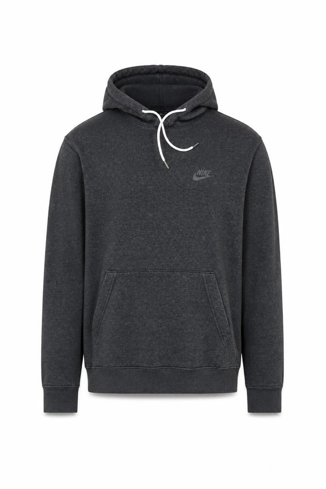 Nike Men's Black Pullover Hoodie Size S Fleece Cotton Blend