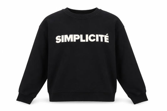 H&M Women's Black SIMPLICITÉ Crew Neck Pullover Sweatshirt Size 12