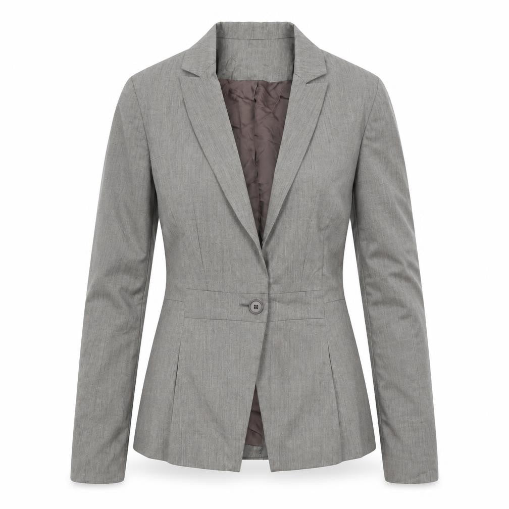 Reiss Essentials Women’s Grey Single-Breasted Suit Jacket UK 6