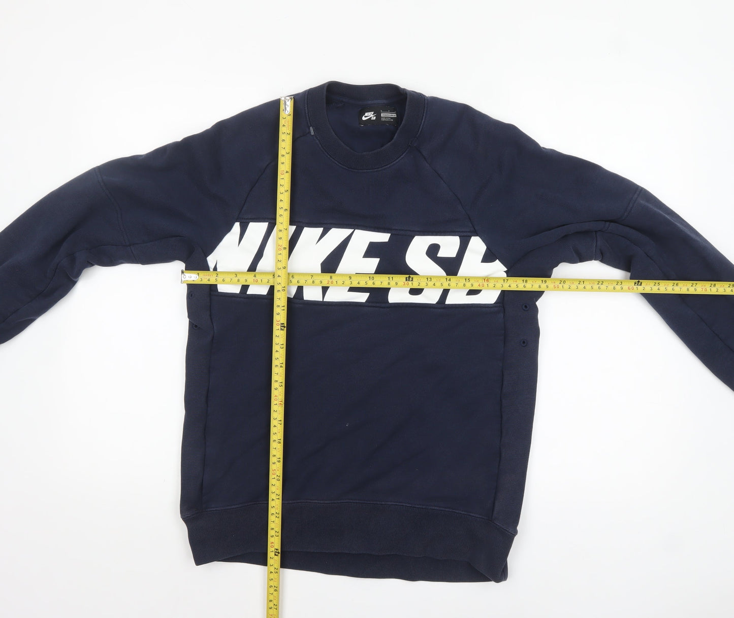 Nike SB Men's Blue Pullover Sweatshirt Size M Crew Neck Fleece