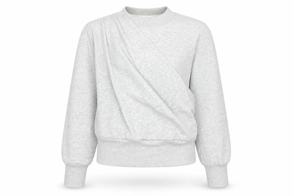 Nike Womens Grey Crew Neck Pullover Sweatshirt Size M