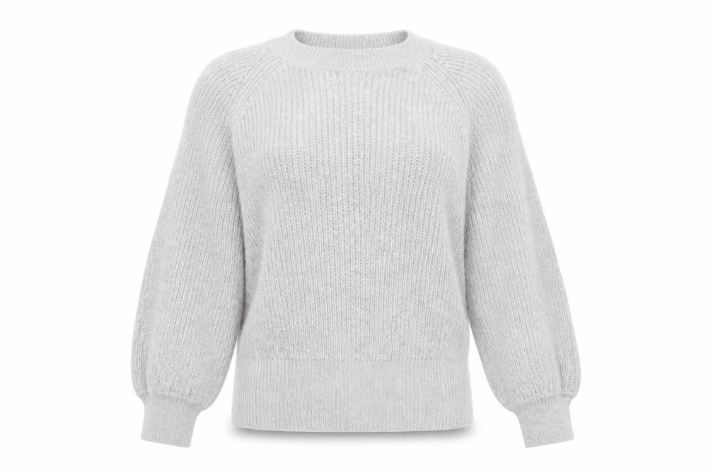 Marks & Spencer Women’s Grey Alpaca Knit Jumper Size S