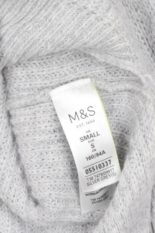 Marks and Spencer Women’s Grey Alpaca Knit Jumper Size S