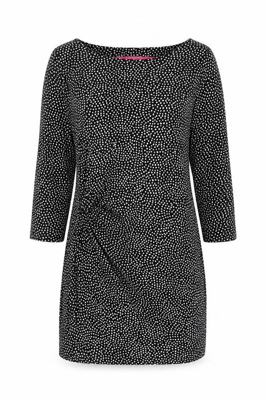 Joules Womens Black Polka Dot Shift Dress Size 10