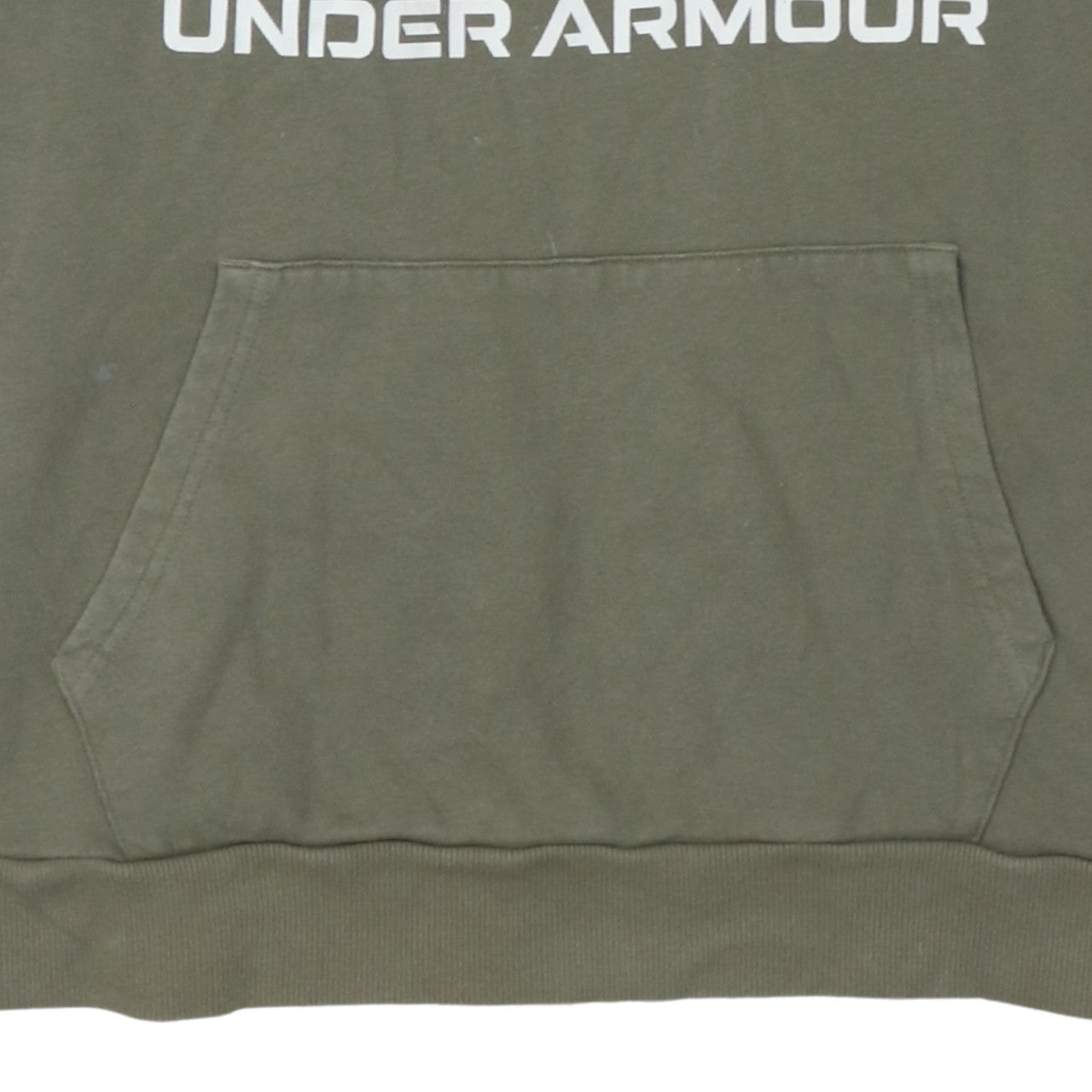 Under Armour Men's Green Pullover Hoodie L Relaxed Fit Sportswear