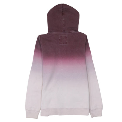 Hollister Men’s Multicoloured Pullover Hoodie Medium Fleece Logo